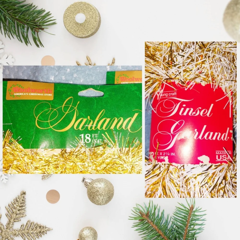 9Pc Pack Bundle of Various brands Multicolor Christmas Decor Garland